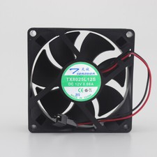 for TXA8025L12S 8cm 8025 80mm fan 80x80x25mm 12V 0.08A cooling fan