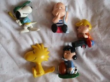 set SNOOPY woodstock lucy linus FIGURE MODEL TOY dog rubber schroeder piano .