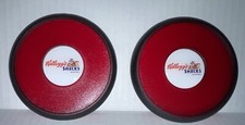 Vintage Kelloggs Snacks Seelyville, IN Bakery RARE Coasters Set Of 2