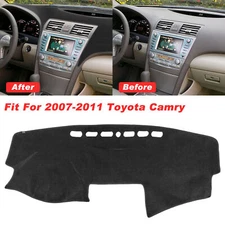 Car DashMat Dash Cover Mat Dashboard Pad Black Carpet For TOYOTA CAMRY 2007-2011