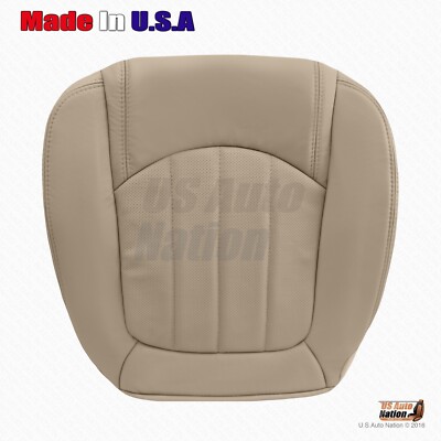 2008 - 2012 GMC Acadia Denali Passenger Bottom Perforated Leather Seat Cover Tan