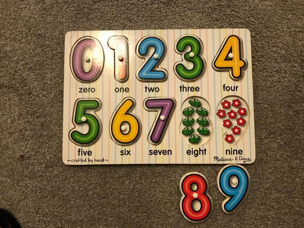 Wooden puzzle cheap numbers