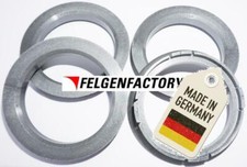 4x Zentrierringe SILBER 64,0 - 54,1 kompatibel mit Opel 64 0 auf 54 1  / 64,0 mm
