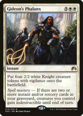 Gideon's Phalanx Magic Origins Light Play MTG Magic DNA GAMES