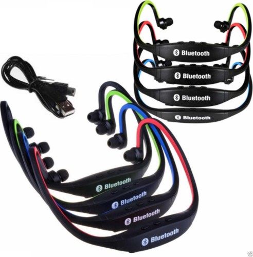 AURICOLARE Wireless Auricolari Stereo Sport da Palestra si adatta per cuffie  Bluetooth iPhone iPad | eBay