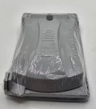 Hubbell Bell Outdoor MX1050S GFCI Receptacle Weatherproof Cover Aluminum Gray