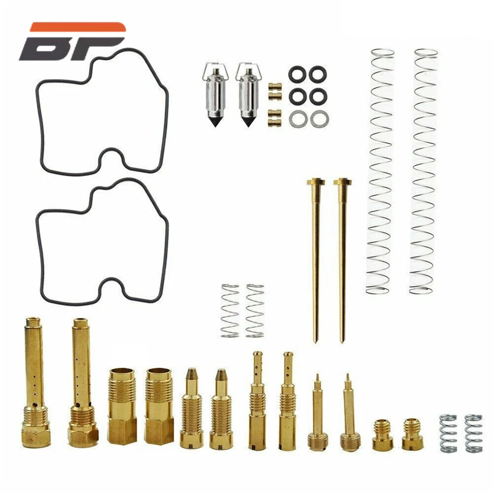 Carburetor Rebuild Kit Repair For Kawasaki Prairie Brute Force KVF650 2002-2013 - Image 2 of 4