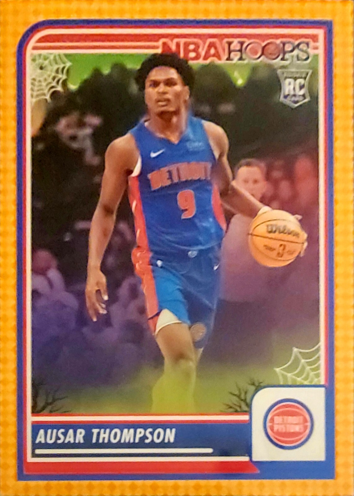 2023-24 HAUNTED HOOPS AUSAR THOMPSON RC #100 ORANGE PARALLEL