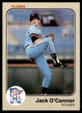 1983 Fleer - #621 Jack O'Connor Minnesota Twins Baseball Card
