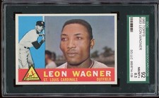 1960 Topps Baseball #383 Leon Wagner SGC 8.5