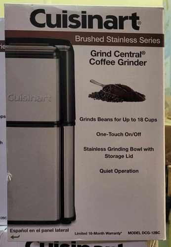 Cuisinart Brushed Stainless Steel Series Coffee Grinder - BRAND NEW!