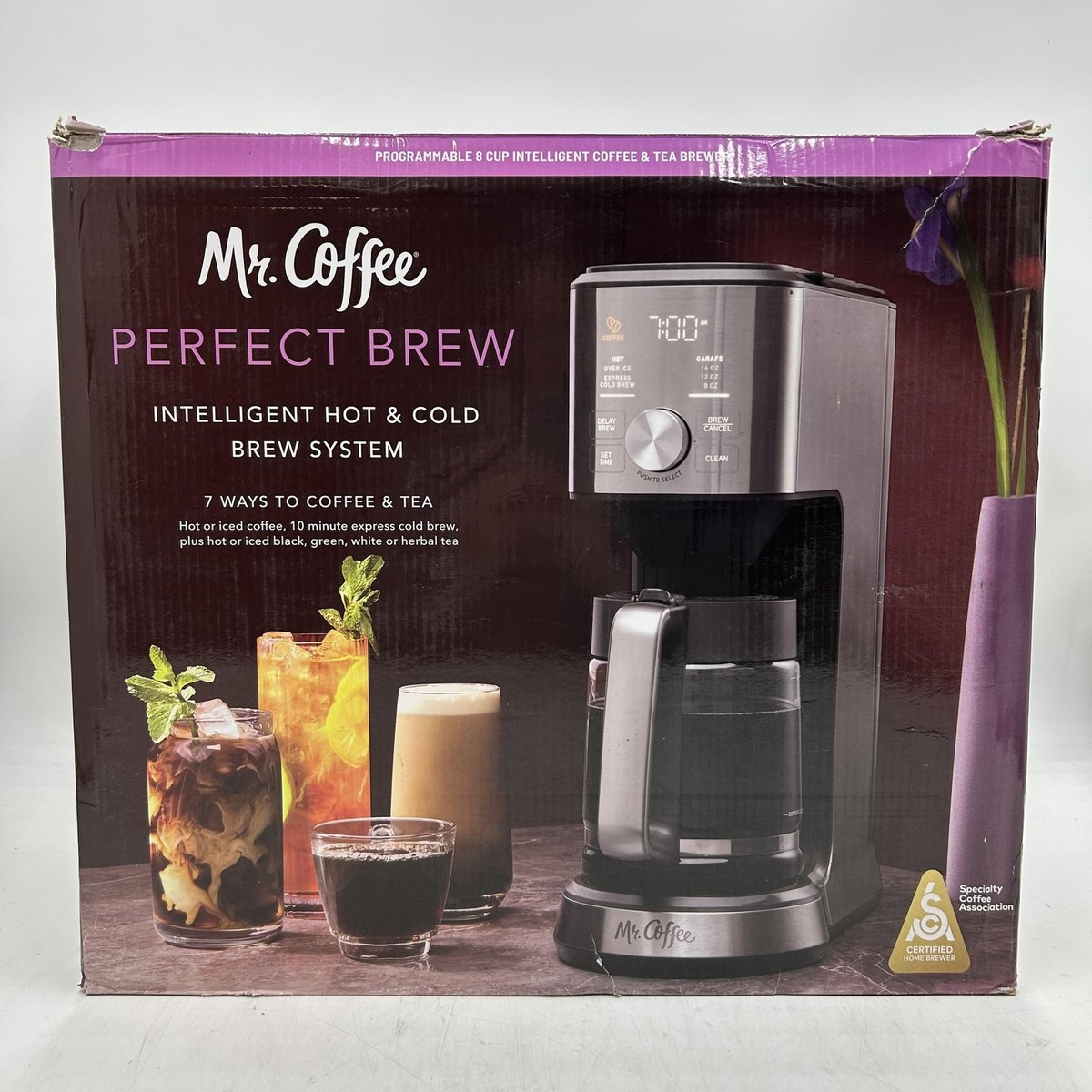 Coffee Perfect Brew Intelligent Coffee Maker, Cold Brew Maker