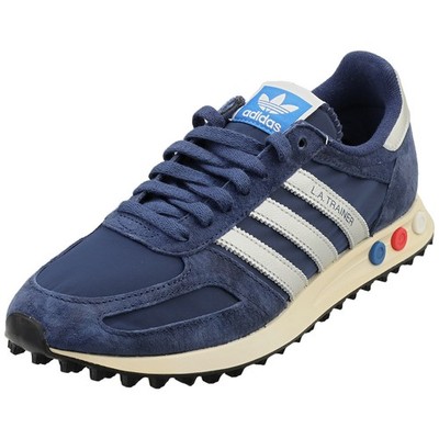 Adidas LA TRAINER OG Herren Sneaker Blau Silber Fashion - 41 1/3 EU