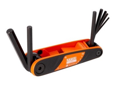 Bahco - BE-9777B Hexagon Key Folding Set, 7 Piece