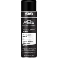 PBE Professional Trim Spray Paint, Semi-Gloss Black