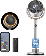 Dreo 40 Inch Smart Standing Fan, 20Db Silent Pedestal Fans for Bedroom, 120°+120