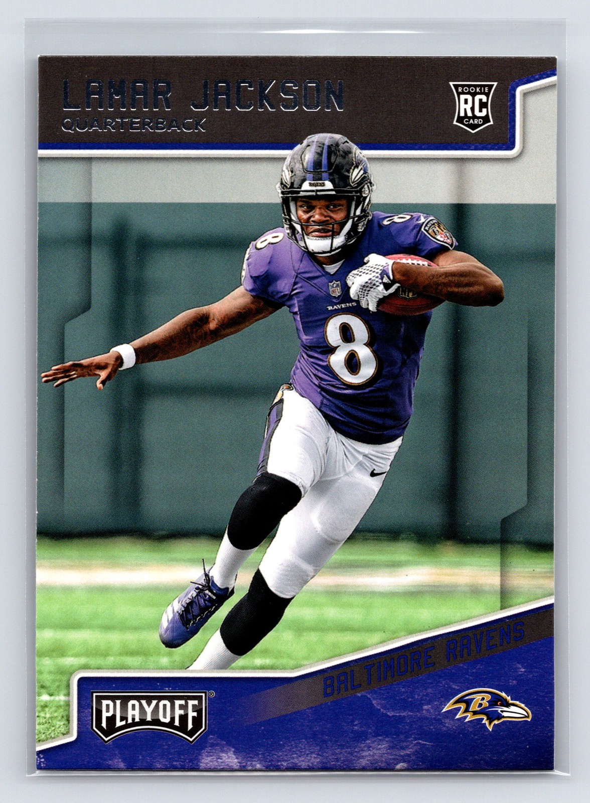 Lamar Jackson Panini Playoff #212 Base