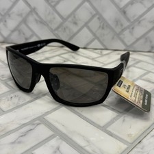 NWT Foster Grant All Terrain Sunglasses AT 9 Blk POL Black Wrap Frames
