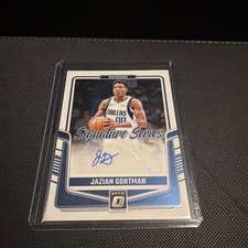 2024-25 Panini Donruss Optic - Signature Series Jazian Gortman, #SS-GOT (AU, RC)