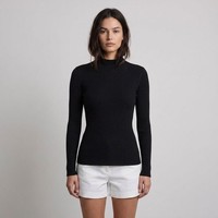 Maje Damen Pullover Schwarz AjouräRmel GrößE 36 FR MFPPU00524