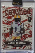 ? Aaron Anderson Rookie Card 2026 Just The Hits Patriotic Edition Psyched 1/4. rookie card picture