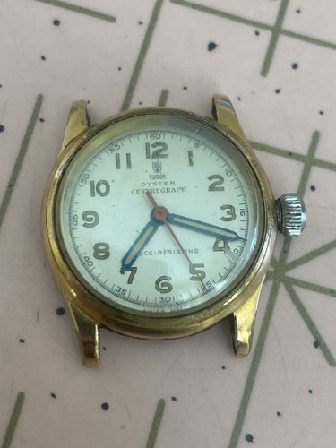 1940s Turdor Centregraph good condition works Rolex 1947 1946 manual wind