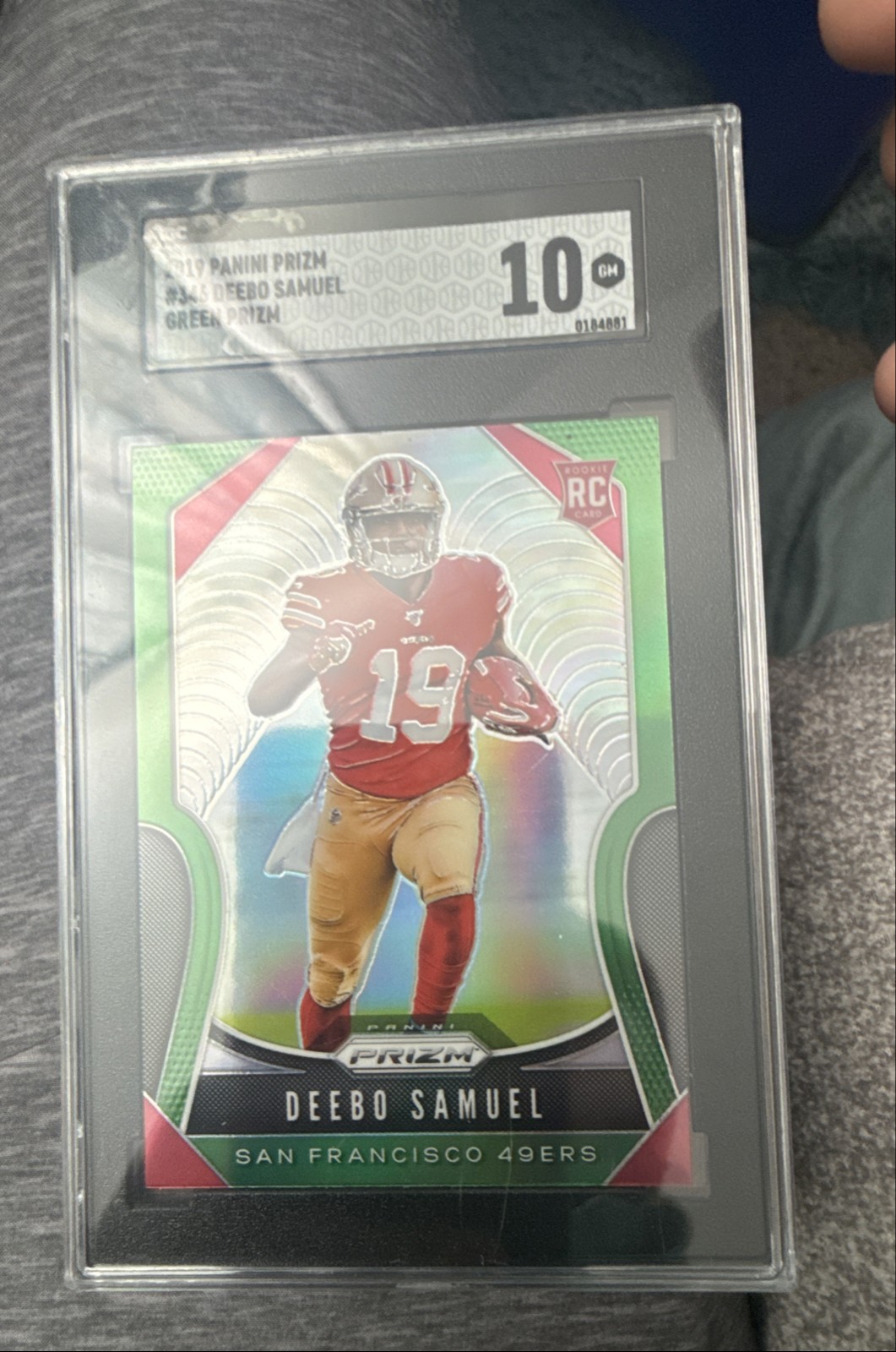 2019 Panini Prizm - Rookies Deebo Samuel #346 Green Prizm (RC)