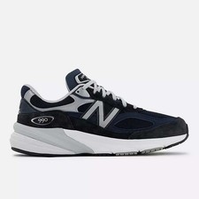 New Balance 990v6 Made in USA Mens 13 Navy Silver Running Shoes M990NV6 NIB
