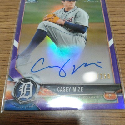 Mlb 1St Bowman Casey Mize Auto 250 Sil | eBay