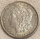 1882 O Morgan tons of luster AU/BU beautiful coin free shipping Sigma tested ++