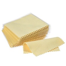 100Pcs Premium Jewelry Cleaning Cloth, Silver Polishing Cloth Individually Wrapp