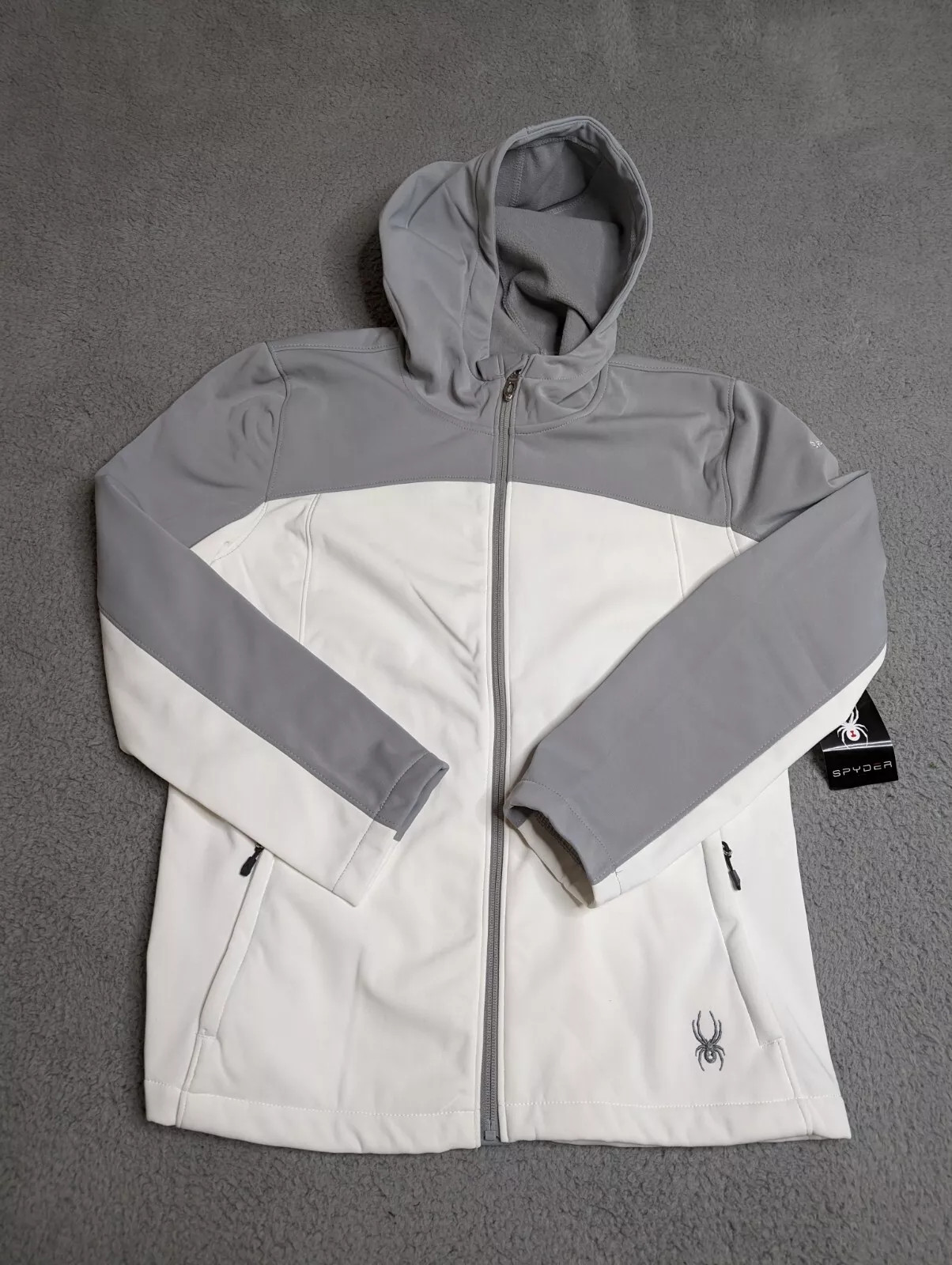 SPYDER ACTIVE JACKET WOMENS SOFTSHELL HOODED MICR… - image 1