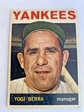 YOGI BERRA ~ 1964 Topps Card #21 NEW YORK YANKEES