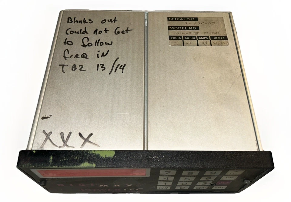 POWERTEC DIGIMAX DM100 CONTROLLER. DIGI MAX II IS-1055.Parts Only!Free Ship! C10 - Image 2 of 4