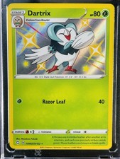 Pokemon TCG Shining Fates - Dartrix Shiny Vault SV002/SV122 Holo Rare NM