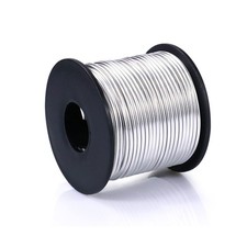 Aluminum Craft Wire, 95 Feet 2.0mm/ 14 Gauge Soft Silver Metal ... USA FAST SHIP