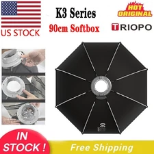US TRIOPO K3-90 90cm Quick-Setup Octagon Umbrella Softbox For Studio LED Light