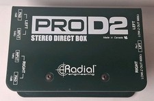 Radial Engineering PRO-D2 PROD2 Stereo Direct Box DI Excellent Plus Condition