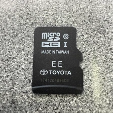 ONE USED OEM TOYOTA NAVIGATION MAP MICRO SD CARD  86271-0E070 EE       