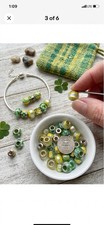 European Beads Lot Mix Green Yellow Low Quality fit European Bracelet 50 pcs