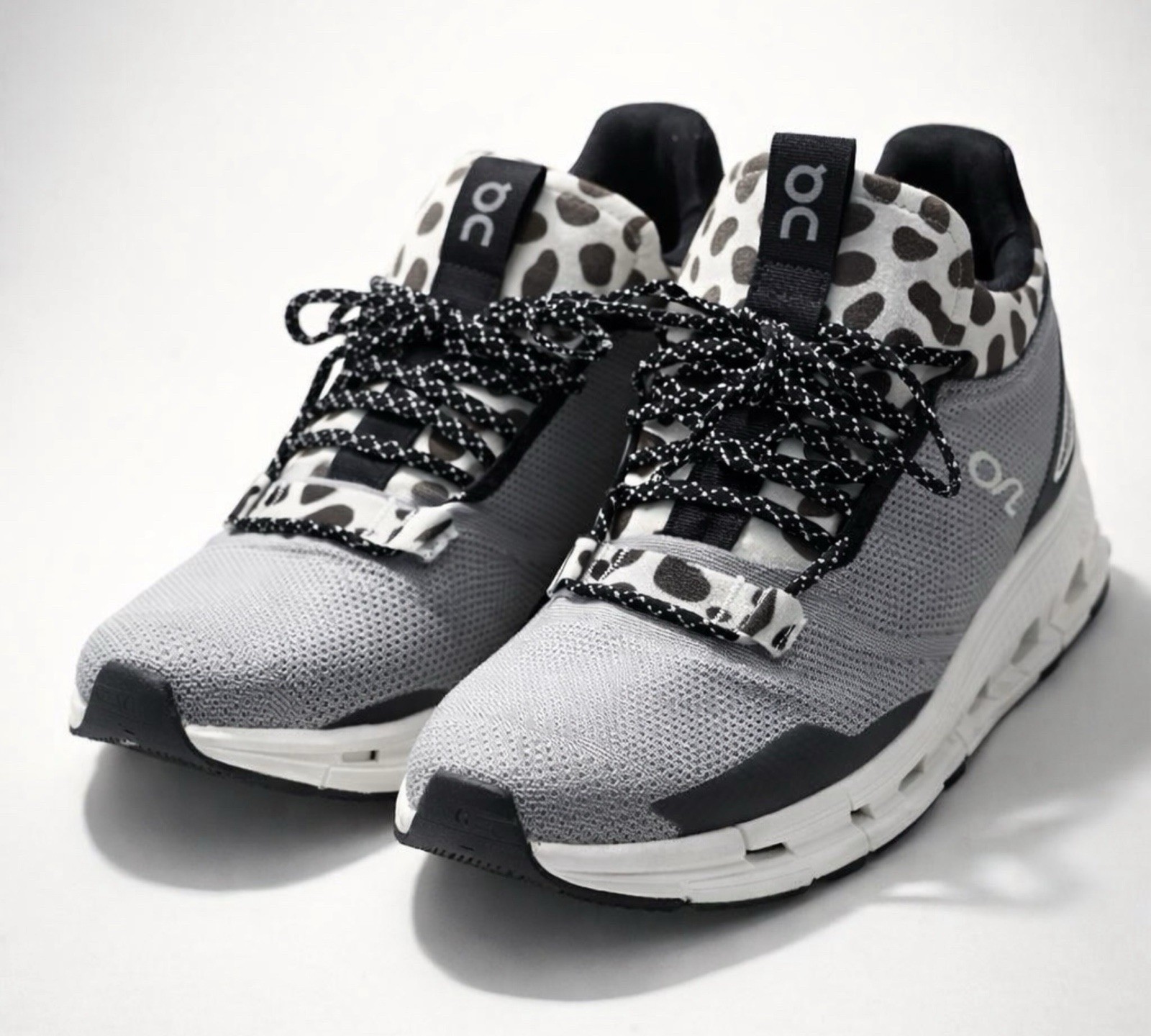 Barely Worn! On Cloud Cloudnova Form Cow Print Ru… - image 1