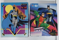 Vintage BATMAN Puzzle Lot of 2 Golden DC 200  60 Pieces Both Complete 1989-95