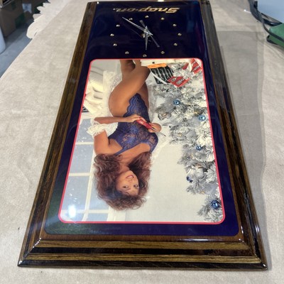 Vintage Snap On Tool Advertising Pin Up Christmas Wall Clock 23