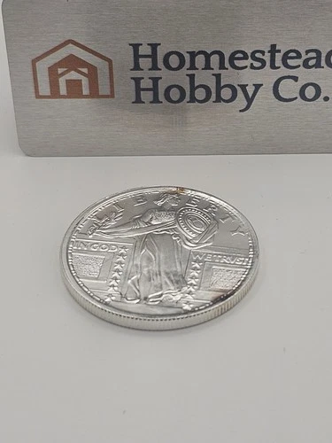 Standing Liberty Silver Round 1 Troy Oz .999 Pure Silver (#12-6801-II)