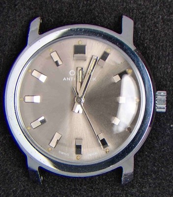 Oris graues Zifferblatt Herren Handaufzug Cal. 652 KIF Vintage Uhr -- Ersatzteile/Reparaturen