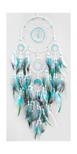 Large Dream Catchers,Boho Handmade Woven Turquoise Dream Catcher Wall Hanging...