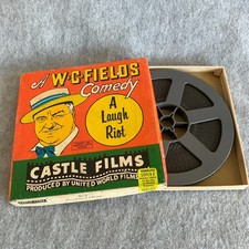 Vtg WC Fields Comedy A Laugh Riot Super 8mm Film 813 The Great Chase