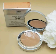 It Cosmetics Your Skin But Better CC Airbrush Perfecting Powder Rich 0.33 oz New
