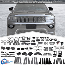 For Jeep Grand Cherokee 2011-23 Black Car Panel Decor Cover Trim Kit Accessories For Jeep Grand Cherokee 2011-23 Black Car Panel Decor Cover Trim Kit Accessories