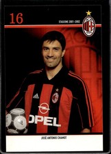 cartolina postcard Calcio Milan 2001/2002 - Chamot